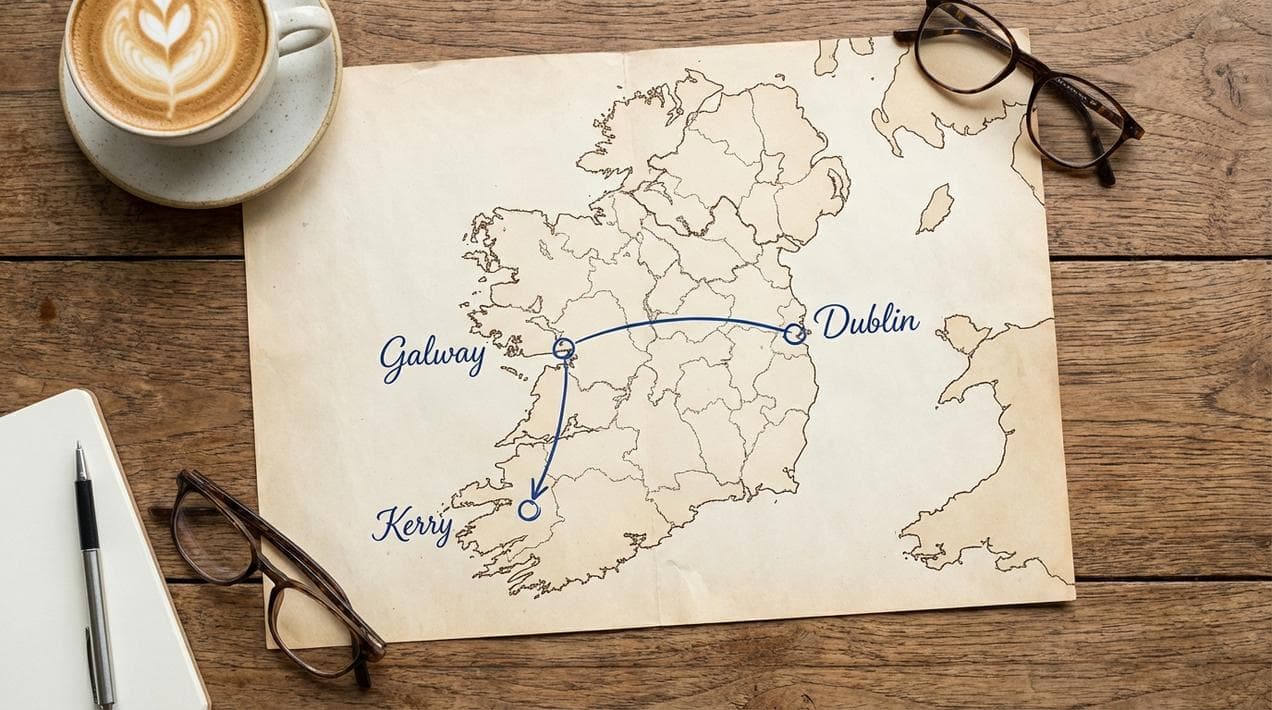 Planning a slow travel itinerary for Ireland.