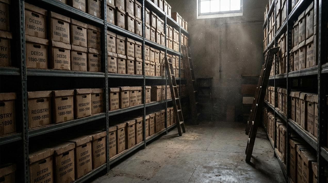 Offline records in the Irish National Archives.