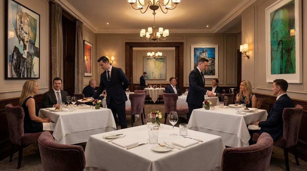 World-class fine dining at a Michelin star restaurant in Dublin.