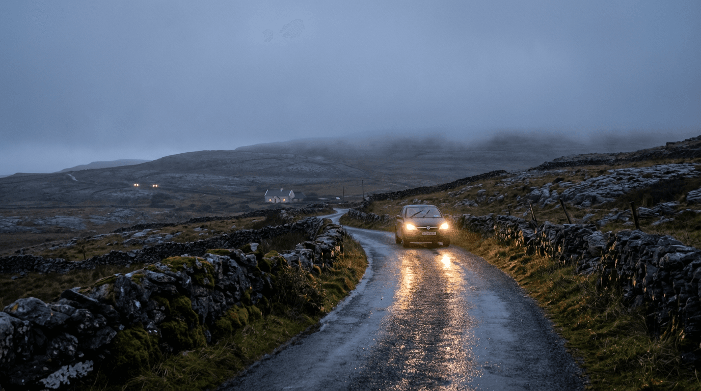 Contextual image: Day 6: Midlands → The West — Burren Atmosphere + Late-Night Logistics