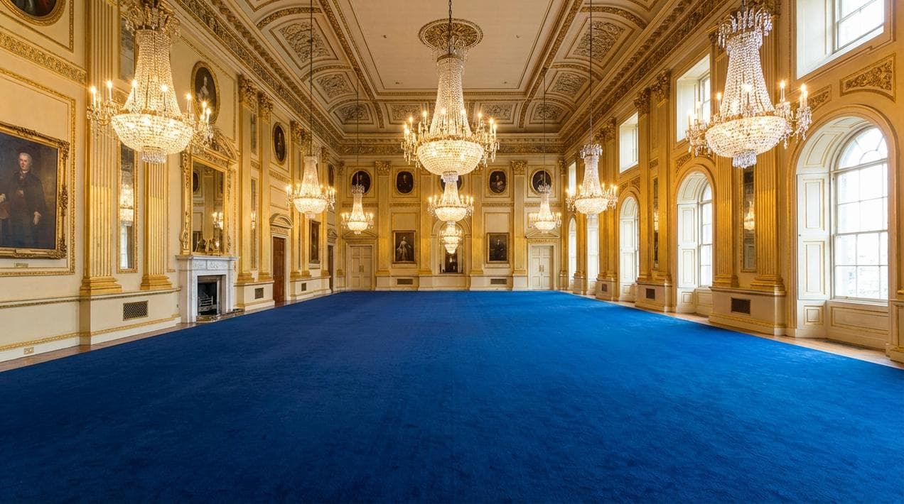 The accessible State Apartments at Dublin Castle.