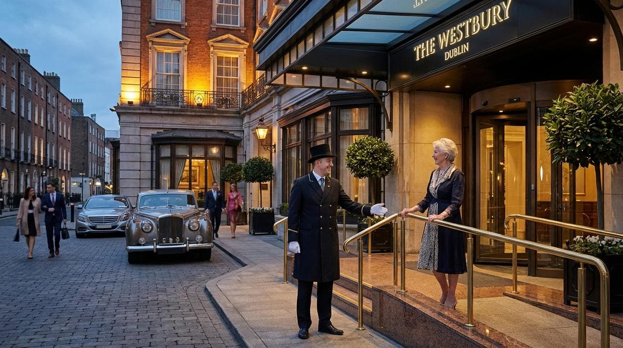 The Westbury Hotel Dublin offers luxury accessibility.