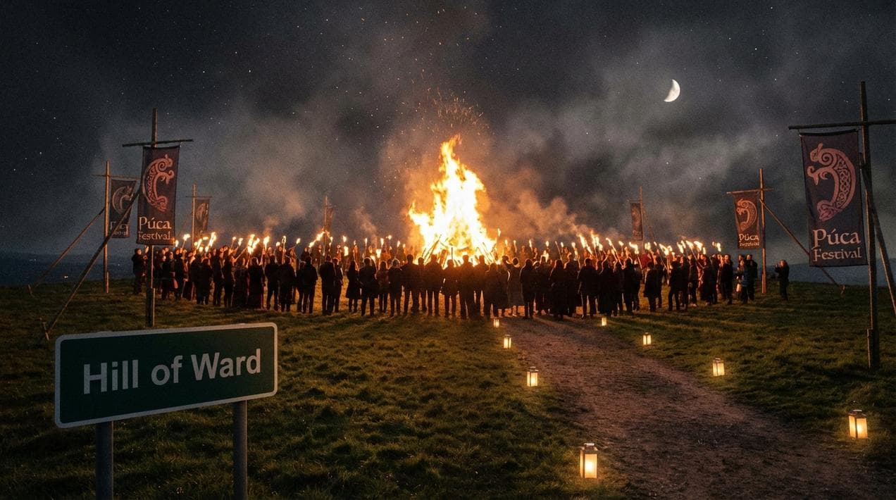 The origins of Halloween at the Hill of Ward, Meath.