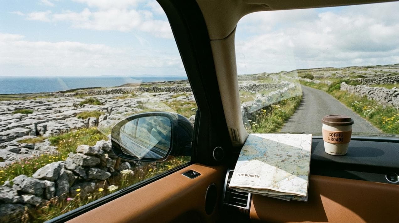 Scenic drive through the Burren from the comfort of a private car.
