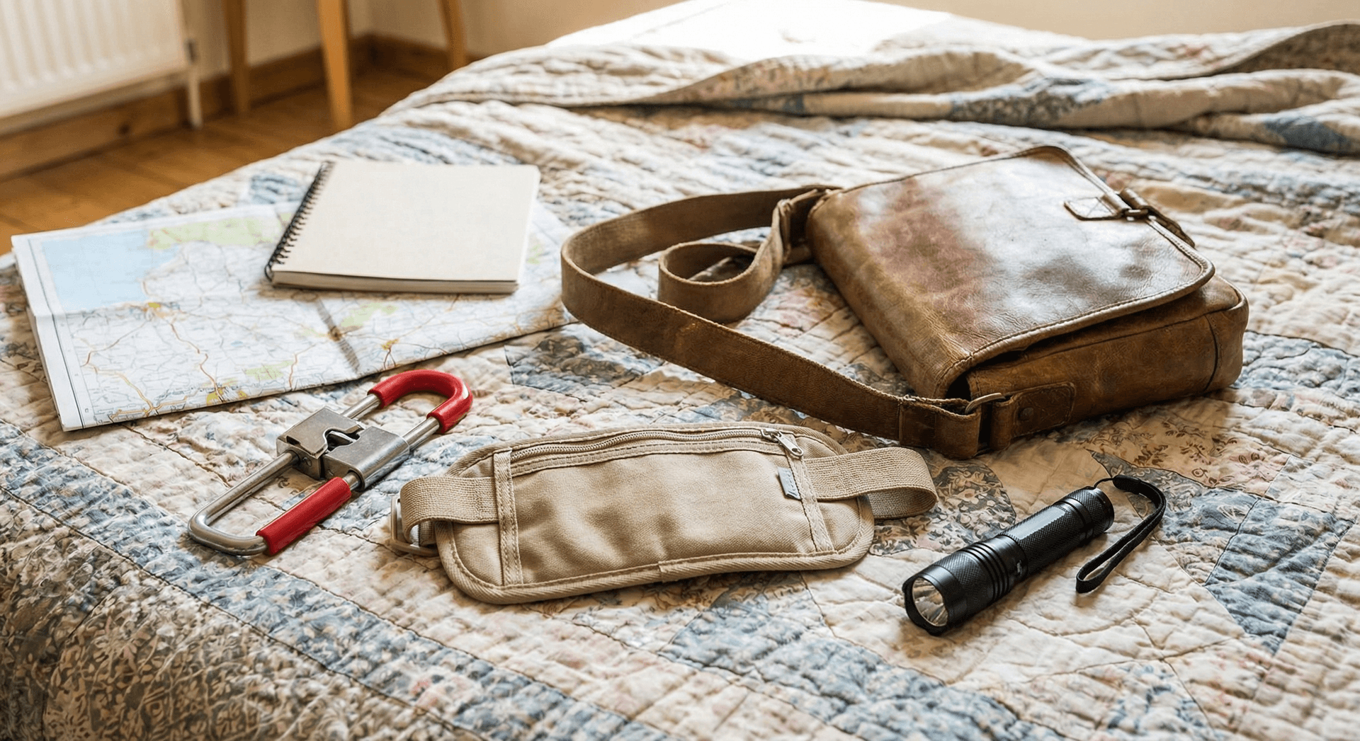 Personal safety items for solo travel