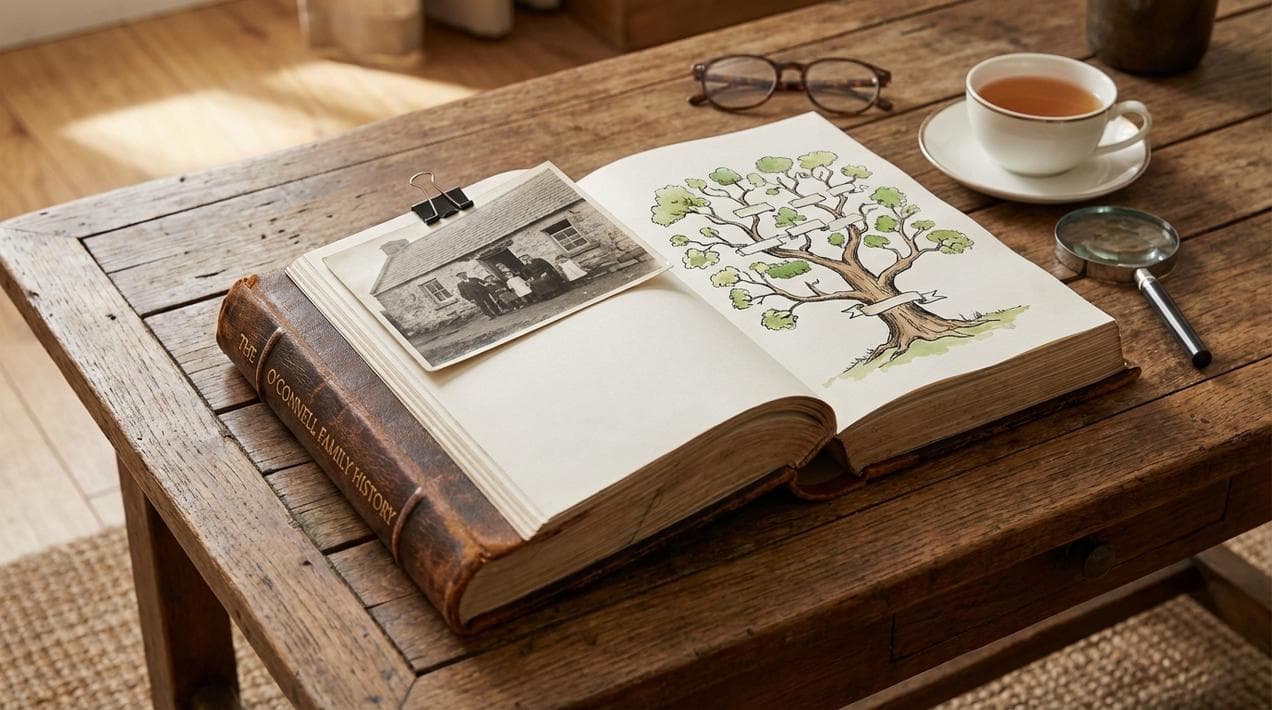 A professional family history report: A keepsake for generations.