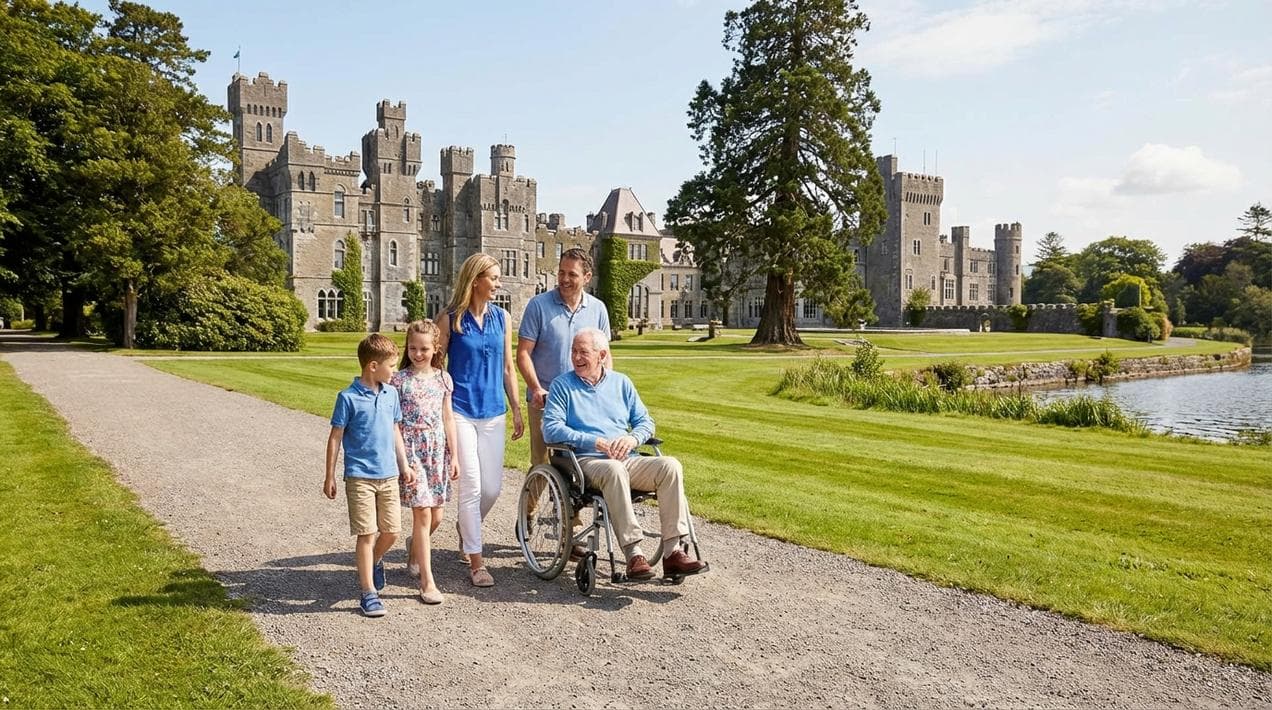 Accessible grounds at Kilkenny Castle.