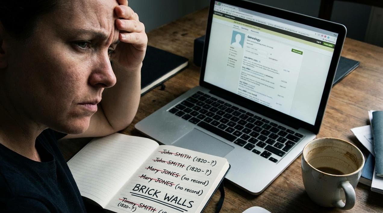 Struggling with DIY family tree research.