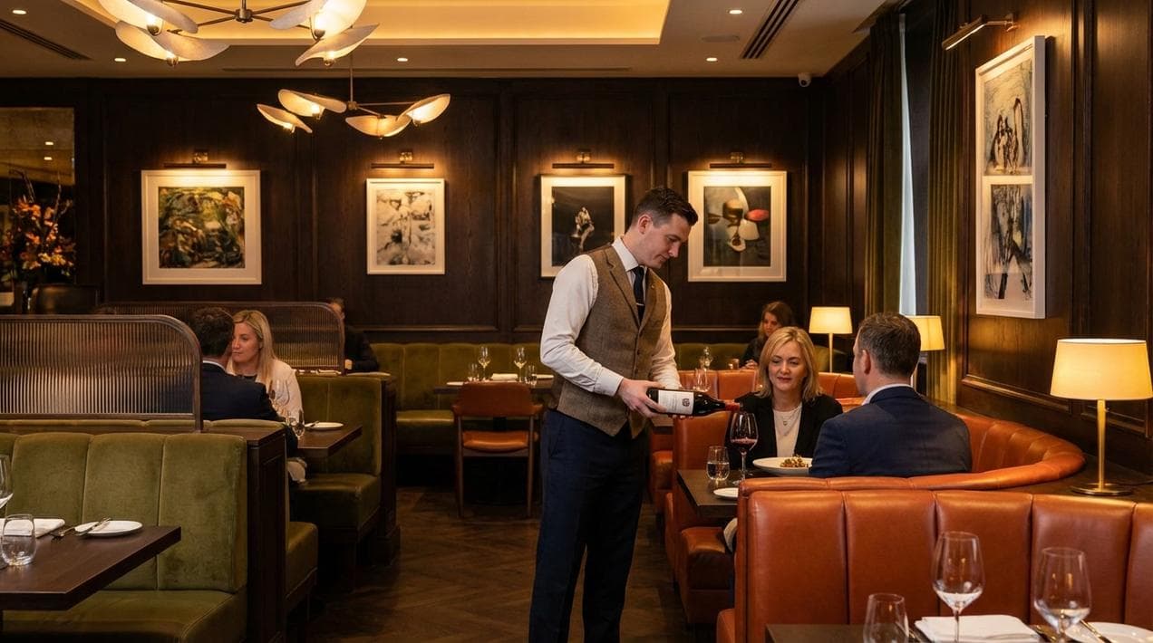 Dining at Chapter One by Mickael Viljanen, Dublin's premier 2-star restaurant.