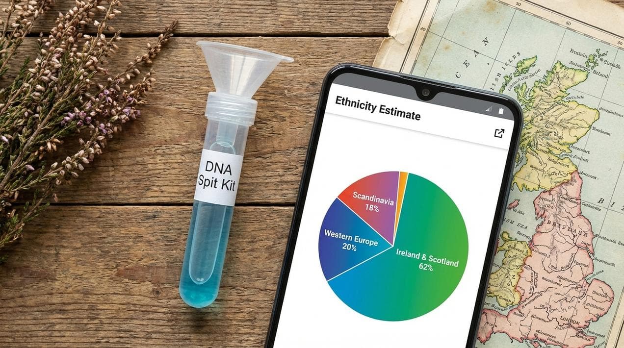 Using DNA testing to find Irish cousins and ethnicity.