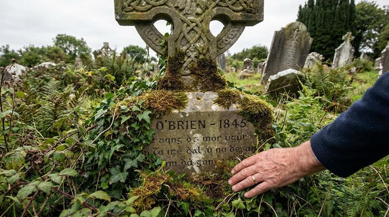Finding and visiting ancestral graves in Ireland.