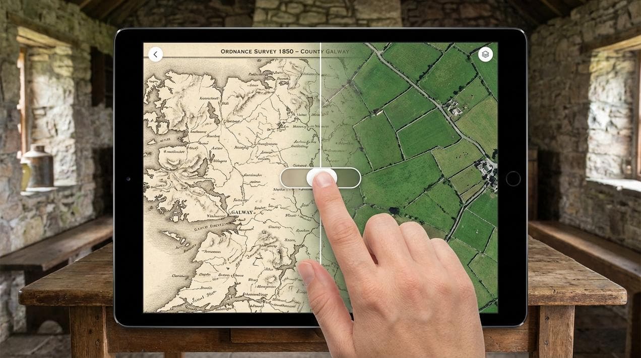 Using historical map overlays to find lost townlands