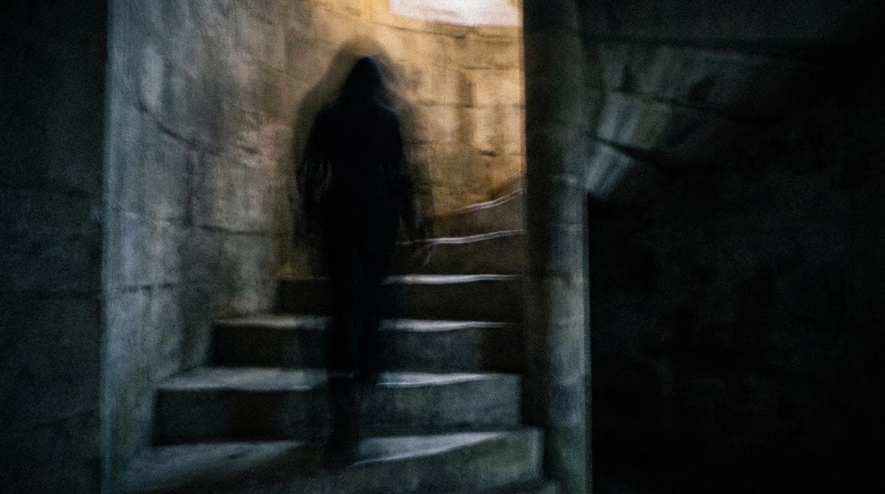 The spiral staircase where the Elemental spirit is often sensed.