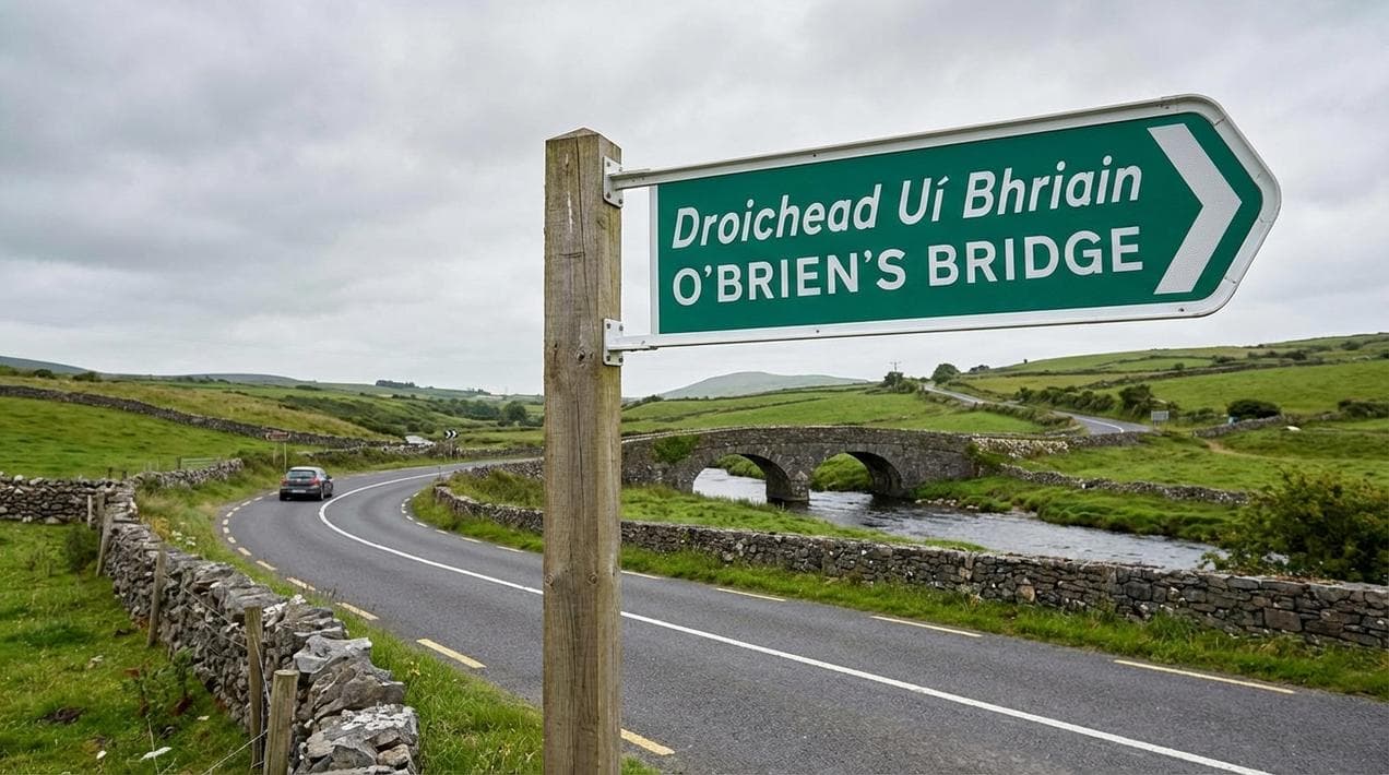Irish place names often reflect the local clan history.