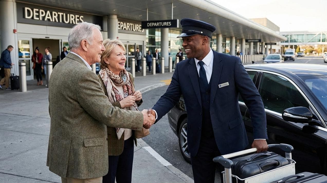 Stress-free airport transfer with a private driver.