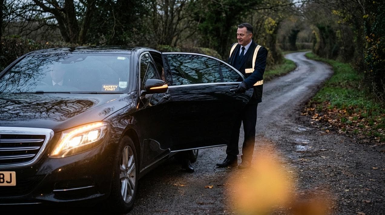 Hire a private driver for safe night travel in Ireland.