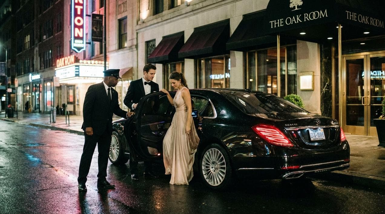 Safe luxury transport after a Michelin star dinner.