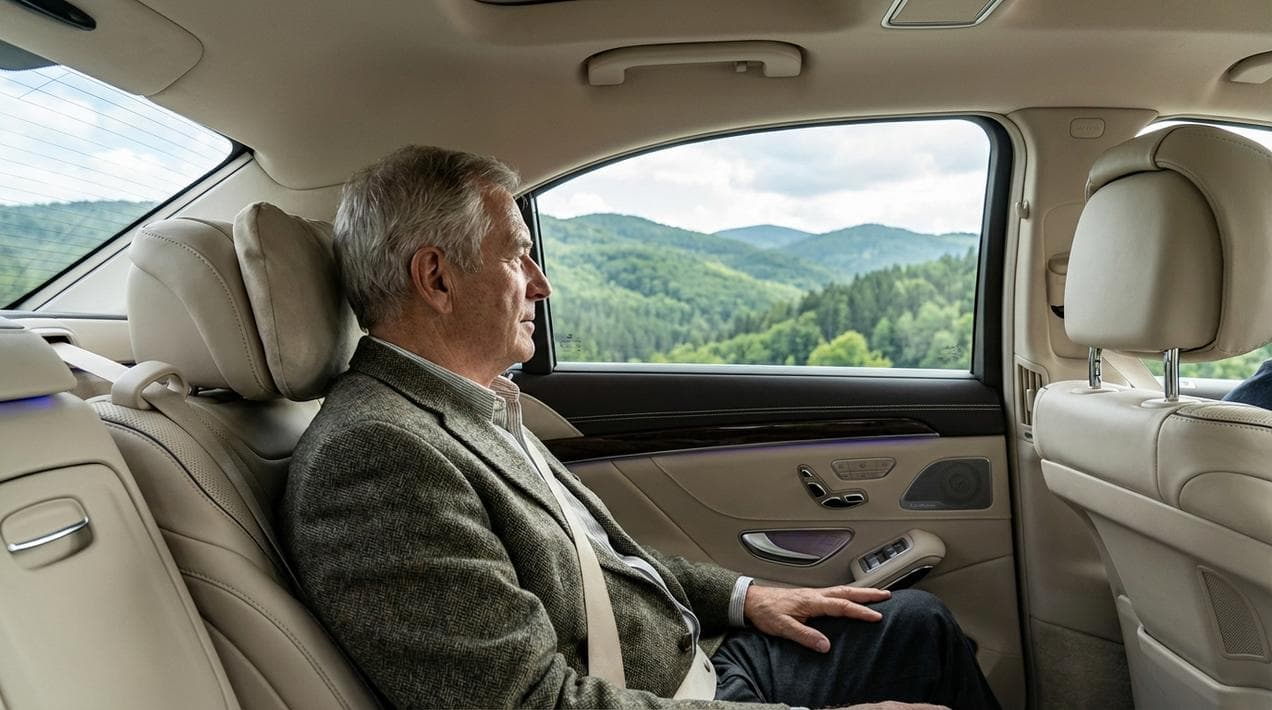 Comfortable private touring avoids motion sickness on winding roads.